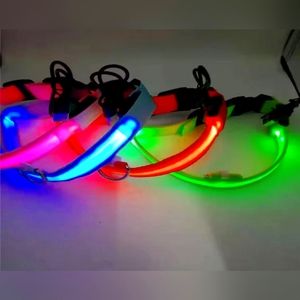 Adjustable Rechargeable LED Light Dog Collar